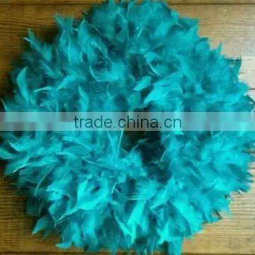 Feather Wreath - Christmas Wreath - Teal Wreath