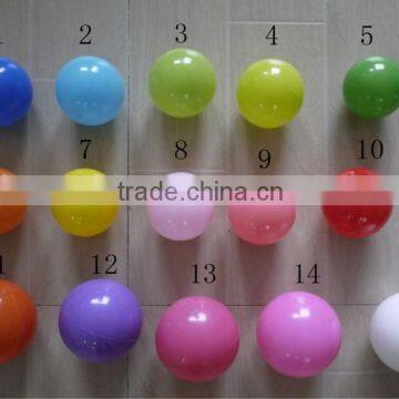 customed logo embossing cheap plastic balls