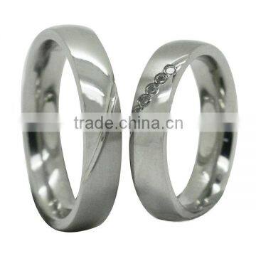 316l stainless steel couple ring lovers ring for Valentine