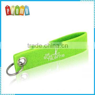 Promotional Eco-friendly custom wool felt keychain