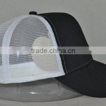 Guangzhou Hat Factory Professional Custom 100% Polyester in Black/white Trucker Cap photo-4