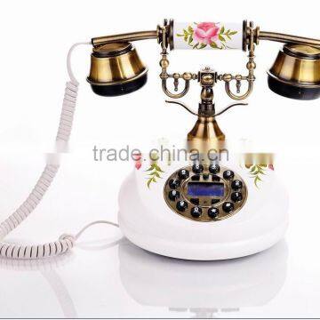 Modern Design Hand painted Telephone Antique Caller Id Phone