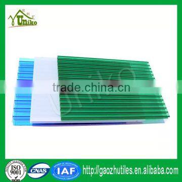 uv-protection cheap fire proof anti-fog corrugated transparent hollow policarbonateo sheet