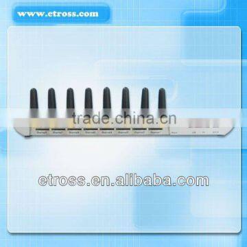 GSM wireless voip adapter 8 ports 8 sims