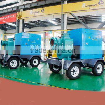 High Speed Running Diesel Engine Pump Unit With Trailer Type 280m3/h photo-2