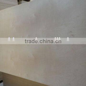 Poplar core laminated birch plywood