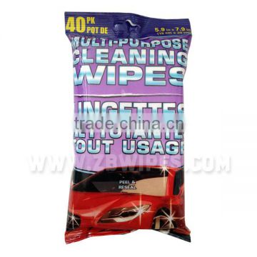 40PC Multi-purpose Car Wiping Cloth Auto Wet Towel