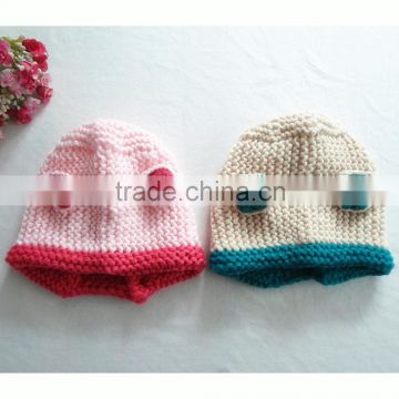 factory cheap high quality baby beanies hats wholease, baby knit hat with custom logo