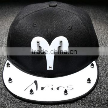 Snapback Cap Cotton Twill Plain Hats Embriodery Custom Design Sport Hats