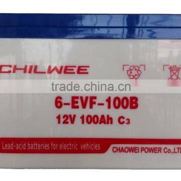 Maintenance Free (MF) Battery for electric car, electric tricycle, 12V 100Ah (B)