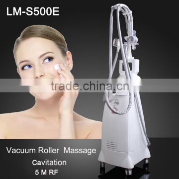 Skin Elasticity Stimulate Collagen Produce RF And Cavitation Vacuum Roller Massage Equipment