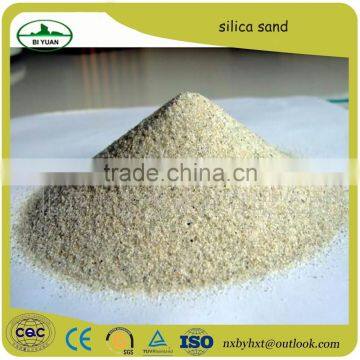 4-6mm/ 6-8mm SiO2 99.97% Silica Sand / Quartz Sand