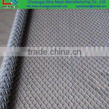 galvanized chain link fence(diamond wire mesh)/pvc coated chain link fence