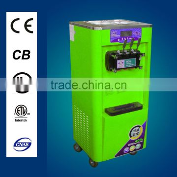 commercial soft ice cream maker with certificate,stand ice cream machine