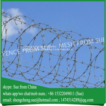 Single strand double twist barb wire fencing galvanized