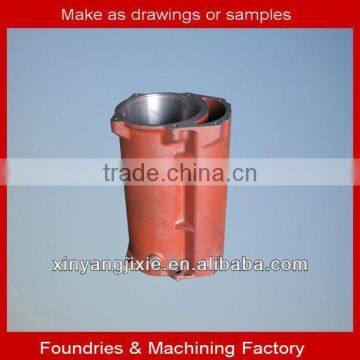 sand casting cast iron mortor frame/pump housing for submersible pump