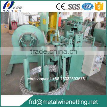 High Speed razor wire making machine / razor barbed wire machine