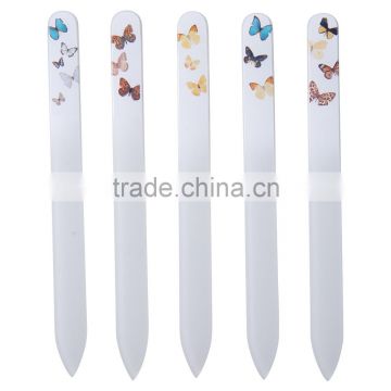 Butterfly Printed Glass Nail File