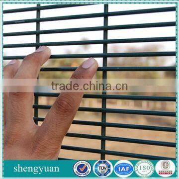 Anti-Climb PVC Coated Jail Perimeter 358 Security Fence