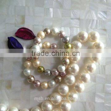 loose round Imitation pearl multicolor for bacelet pendant necklace