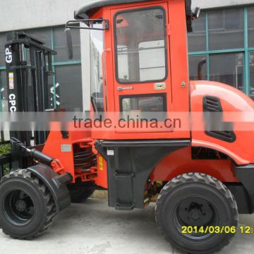 2.8 ton Rough Terrain Forklift Truck CPCY28 4.8Meters