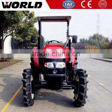 Changchai engine 70HP Mini Garden Wheel Tractor with rotary tiller