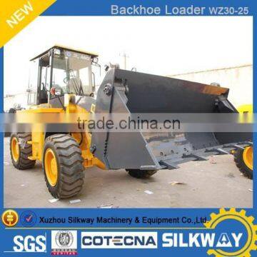 Backhoe Tire 16.9-24 WZ30-25 Backhoe Loader With 1 Cub Meter Construction Machine for Low Price Sale photo-2