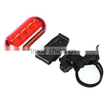 Bicycle Super Bright Water Resistant 5 LEDs 3 Modes Rear Safety Light Tail Lamp Bike Accessories Bicycle Light Bike Light photo-3