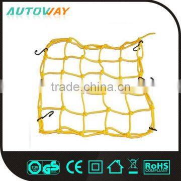 Elastic Motorcycle Luggage Net with plastic hooks Cargo Nets Bungee Cord Net