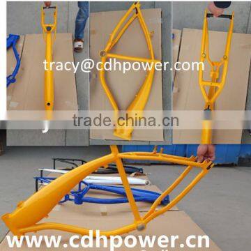 Alum gas tank frame for motorized bicycle/bicycle frame/fuel tank frame