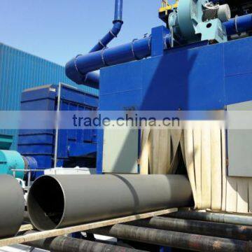 steel pipe/steel tube external wall shot blasting machine