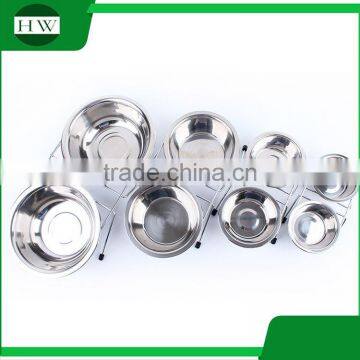 Pet Accessories Anti Slip Stainless Steel Holder Double Cat Dog Pet Feeder Water Food Bowl photo-2