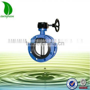 Worm Gear Actuated Flange Butterfly Valve