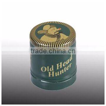 Different Types of Metal Aluminum Screw Caps of Bottles