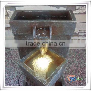 Polyresin LED Light Indoor Water Feature For Home Decoartion photo-3