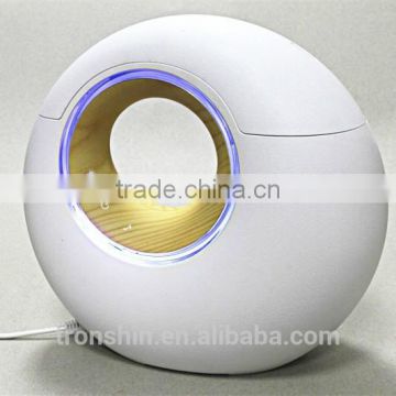 Plastic round shape high quality air purifier ionizer dust collector