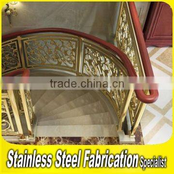 Brass Finish Customed Aluminum Railing Baluster photo-6