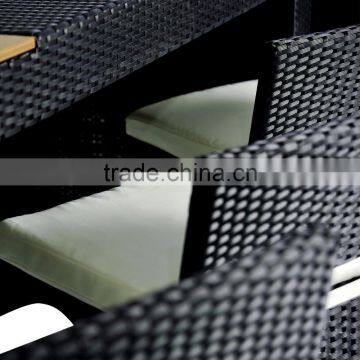 2017 Trade Assurance High Quality Black Rattan Outdoor Bar Table and Chairs Furniture photo-4