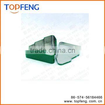 Christmas Tin Box/tin Gift Box/triangle Tin Box/square Tin Money Box/box Candy photo-4