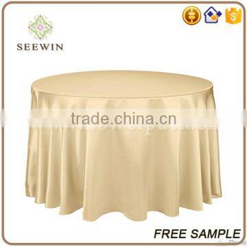 Polyester Fabrics Textile of Satin Table Cloth photo-4
