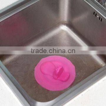 Hippo Shaped Silicone Floor Drain Ground Leakage Sink Stopper photo-5