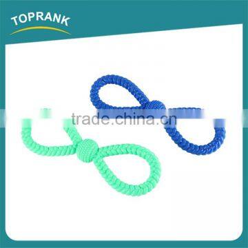 Cheap wholesale digital shaped toy 8 shaped PVC chew ring dog toys