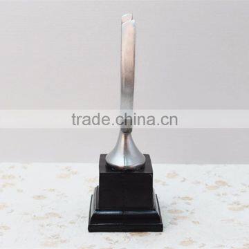 Custom Resin Silver Horseshoe U Shape Trophy photo-4