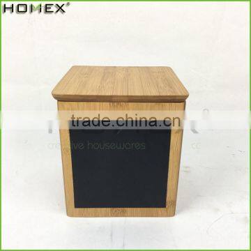 Bamboo Square Kitchen Food Canister Homex BSCI/Factory