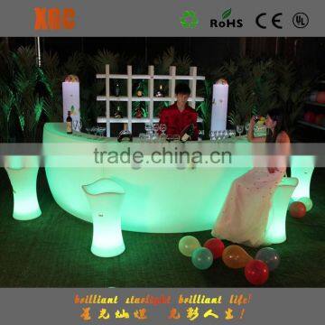 PE Plastic White Color Led Bar Counter GF330 photo-2