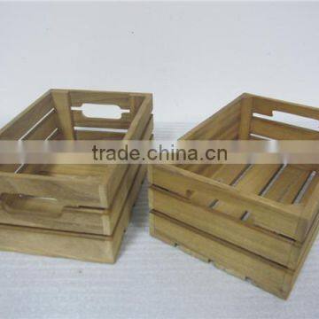 New Design Wholesale Wood Slat Box photo-6