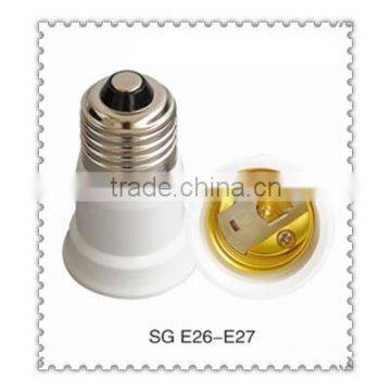 electric plastic E12 to E27 lampholder adaptor