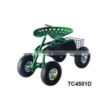 rolling garden seat cart tc4501D