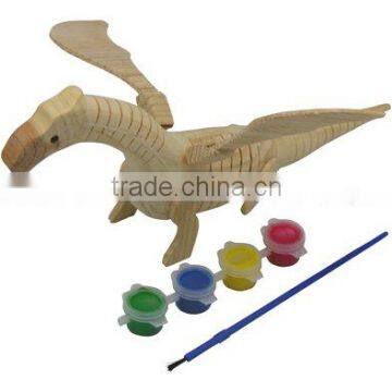 wooden panit kit dragon