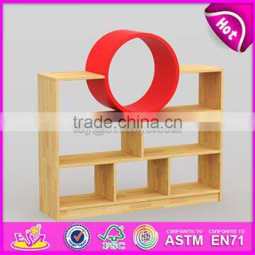 Best Design Combination Colorful Bedroom Furniture Wooden Kids Storage Shelves W08C198 photo-2